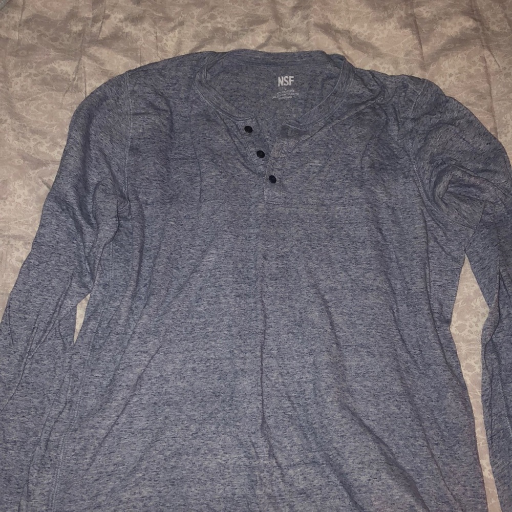 NSF Long Sleeve Button Tee
